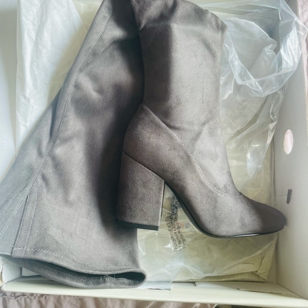 Marc Fisher Suede Over the Knee Boots - Picture 2 of 12